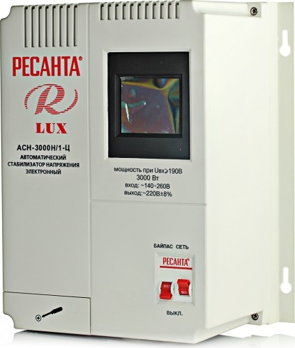 Стабилизатор напряжения Ресанта Lux АСН-3000Н/1-Ц