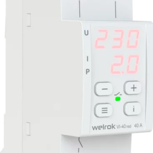 Реле напряжения с контролем тока Welrok VI-50 red